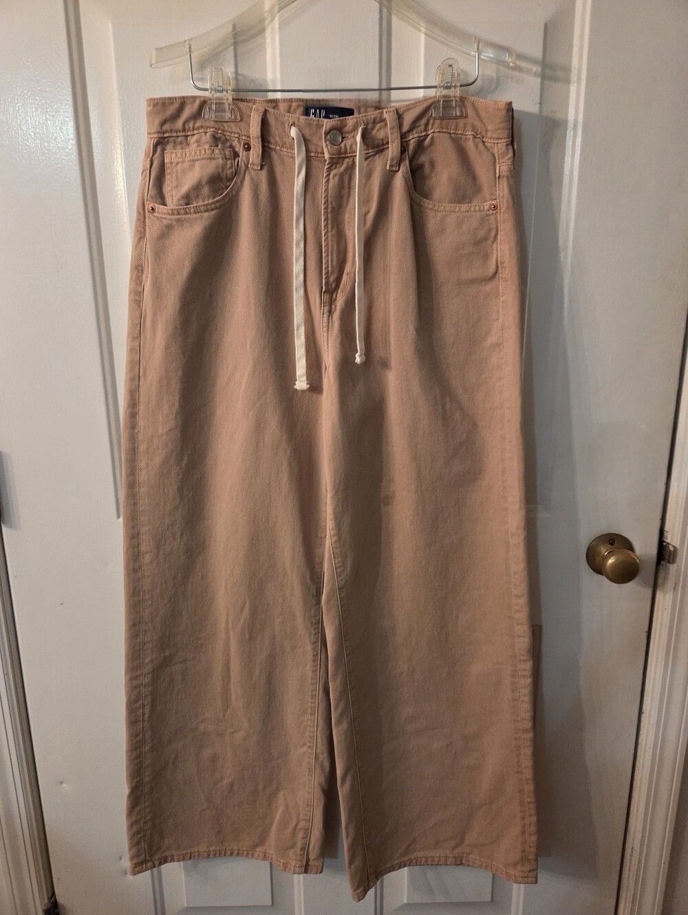 GAP Wide Leg Pants in Dusty Rose